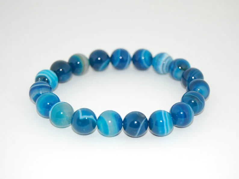 Blue Agate Bracelet