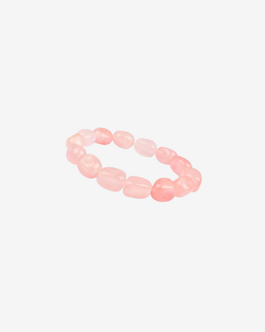 Rose Quartz Tumble Bracelet