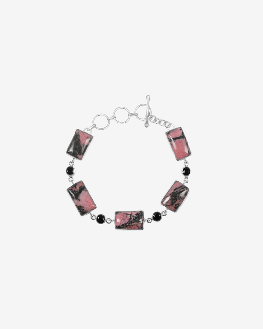 Black Rhodonite Bracelet